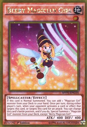Image of Berry Magician Girl [MVP1-ENG14] Gold Rare