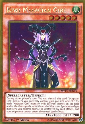 Image of Kiwi Magician Girl [MVP1-ENG16] Gold Rare