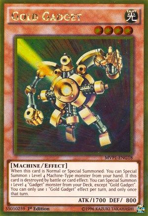 Image of Gold Gadget [MVP1-ENG18] Gold Rare