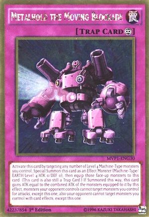 Image of Metalhold the Moving Blockade [MVP1-ENG30] Gold Rare
