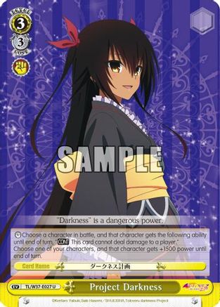 Image of Project Darkness (TL/W37-E027 U) [To Loveru Darkness 2nd]