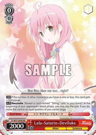 Image of Lala-Satarin-Deviluke (TL/W37-E056 RR) [To Loveru Darkness 2nd]