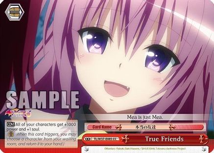 Image of True Friends (TL/W37-E085 CC) [To Loveru Darkness 2nd]