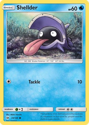 Image of Shellder (33/149) [Sun & Moon: Base Set]