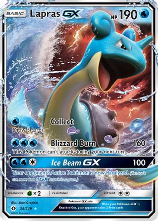 Image of Lapras GX (35/149) [Sun & Moon: Base Set]
