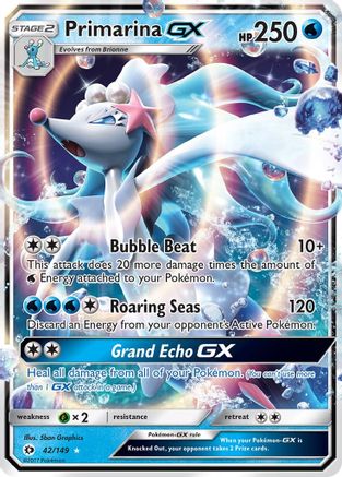 Image of Primarina GX (42/149) [Sun & Moon: Base Set]