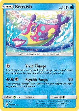 Image of Bruxish (48/149) [Sun & Moon: Base Set]