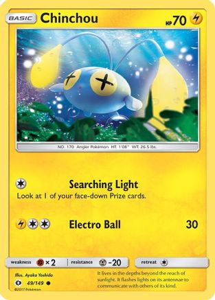 Image of Chinchou (49/149) [Sun & Moon: Base Set]
