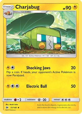 Image of Charjabug (51/149) [Sun & Moon: Base Set]