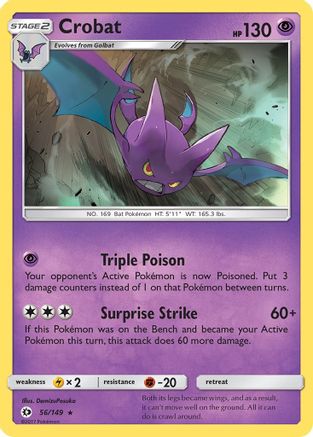Image of Crobat (56/149) [Sun & Moon: Base Set]