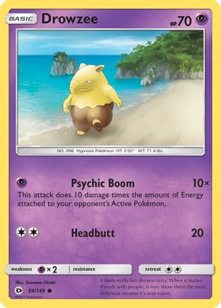 Image of Drowzee (59/149) [Sun & Moon: Base Set]