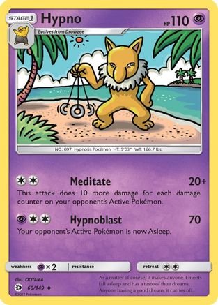 Image of Hypno (60/149) [Sun & Moon: Base Set]