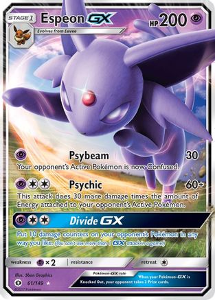 Image of Espeon GX (61/149) [Sun & Moon: Base Set]