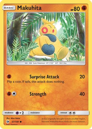 Image of Makuhita (67/149) [Sun & Moon: Base Set]