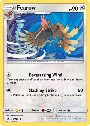 Image of Fearow (98/149) [Sun & Moon: Base Set]
