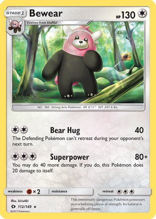 Image of Bewear (112/149) [Sun & Moon: Base Set]