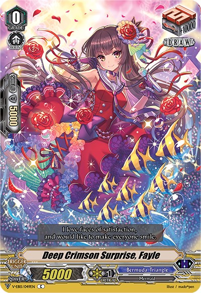 Image of Deep Crimson Surprise, Fayle (V-EB15/049EN) [Twinkle Melody]