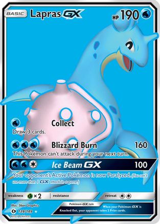 Image of Lapras GX (139/149) [Sun & Moon: Base Set]