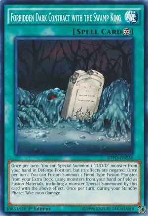 Image of Forbidden Dark Contract with the Swamp King [SDPD-EN026] Common