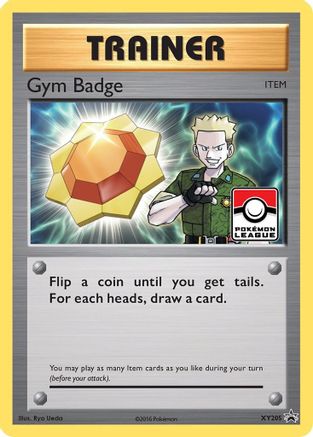 Image of Gym Badge (XY205) (Lt. Surge) [XY: Black Star Promos]