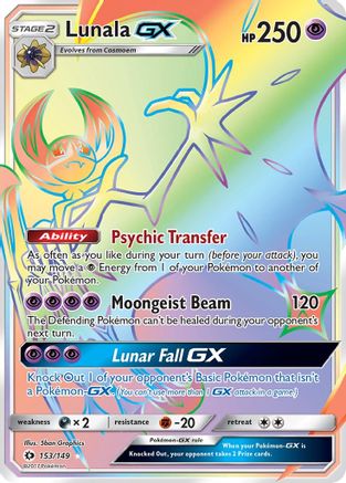 Image of Lunala GX (153/149) [Sun & Moon: Base Set]