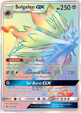 Image of Solgaleo GX (155/149) [Sun & Moon: Base Set]