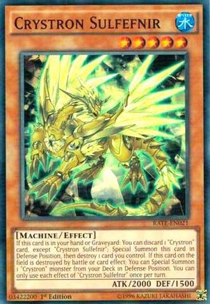 Image of Crystron Sulfefnir [RATE-EN021] Super Rare