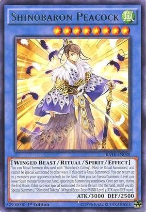 Image of Shinobaron Peacock [RATE-EN038] Rare