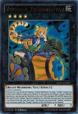 Image of Zoodiac Tigermortar [RATE-EN052] Ultra Rare