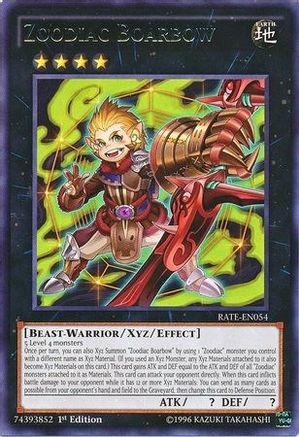 Image of Zoodiac Boarbow [RATE-EN054] Rare