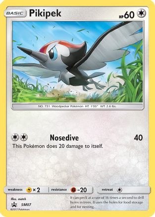 Image of Pikipek (SM07) [Sun & Moon: Black Star Promos]