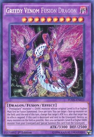 Image of Greedy Venom Fusion Dragon [FUEN-EN010] Secret Rare
