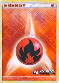 Image of Fire Energy (2010 Play Pokemon Promo) [League & Championship Cards]