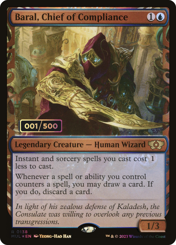 Image of Baral, Chief of Compliance (Serialized) [Multiverse Legends]