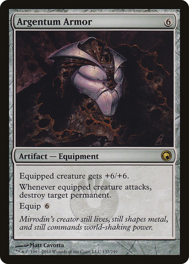 Image of Argentum Armor [Scars of Mirrodin]