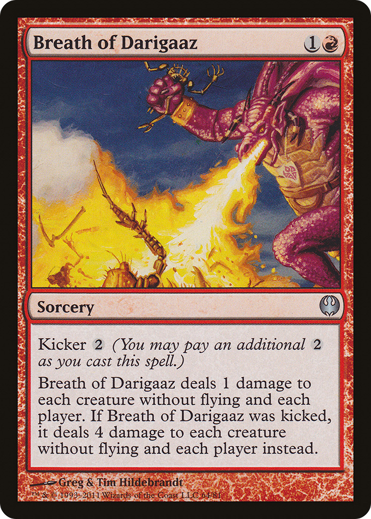 Image of Breath of Darigaaz [Duel Decks: Knights vs. Dragons]