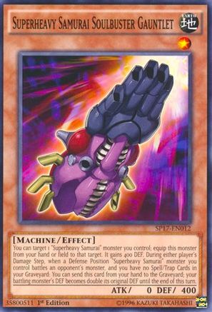 Image of Superheavy Samurai Soulbuster Gauntlet [SP17-EN012] Starfoil Rare