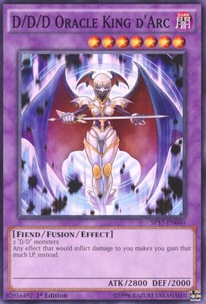 Image of D/D/D Oracle King d'Arc [SP17-EN040] Starfoil Rare