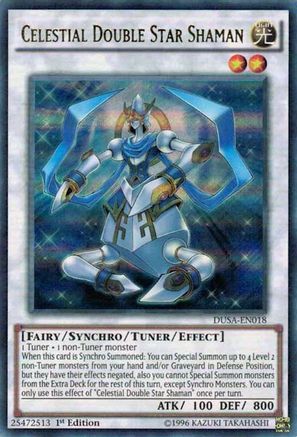 Image of Celestial Double Star Shaman [DUSA-EN018] Ultra Rare