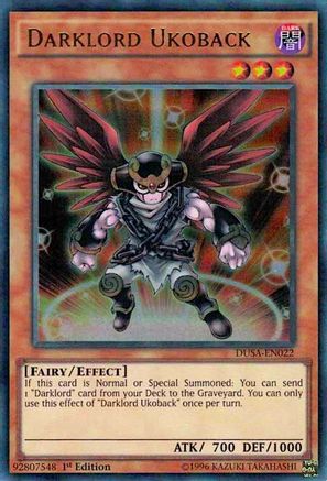 Image of Darklord Ukoback [DUSA-EN022] Ultra Rare