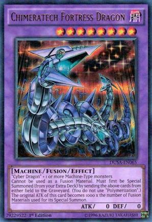 Image of Chimeratech Fortress Dragon [DUSA-EN065] Ultra Rare