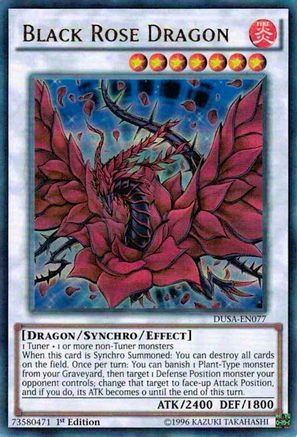 Image of Black Rose Dragon [DUSA-EN077] Ultra Rare