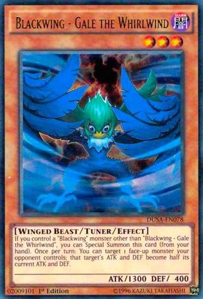 Image of Blackwing - Gale the Whirlwind [DUSA-EN078] Ultra Rare