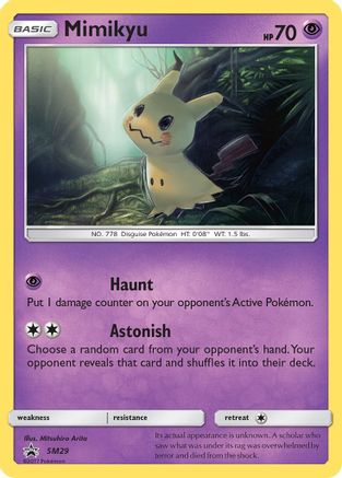 Image of Mimikyu (SM29) [Sun & Moon: Black Star Promos]