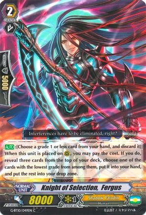Image of Knight of Selection, Fergus (RAGING CLASH OF THE BLADE FANGS)