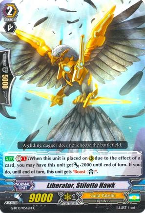 Liberator, Stiletto Hawk (RAGING CLASH OF THE BLADE FANGS)