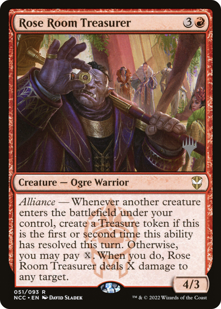 Image of Rose Room Treasurer (Promo Pack) [Streets of New Capenna Commander Promos]