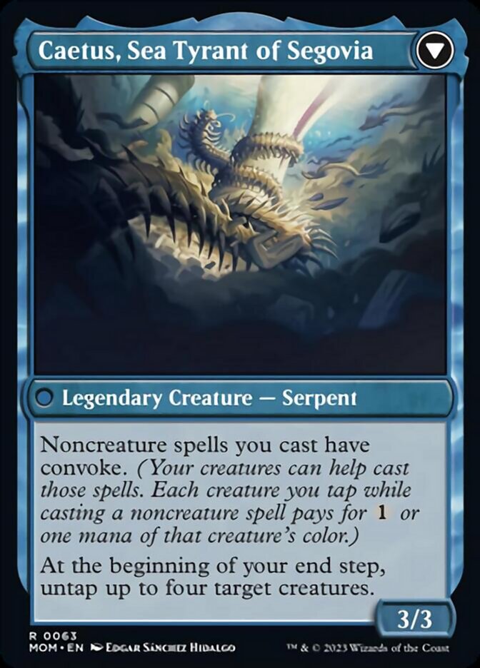 Image of Invasion of Segovia // Caetus, Sea Tyrant of Segovia [March of the Machine]