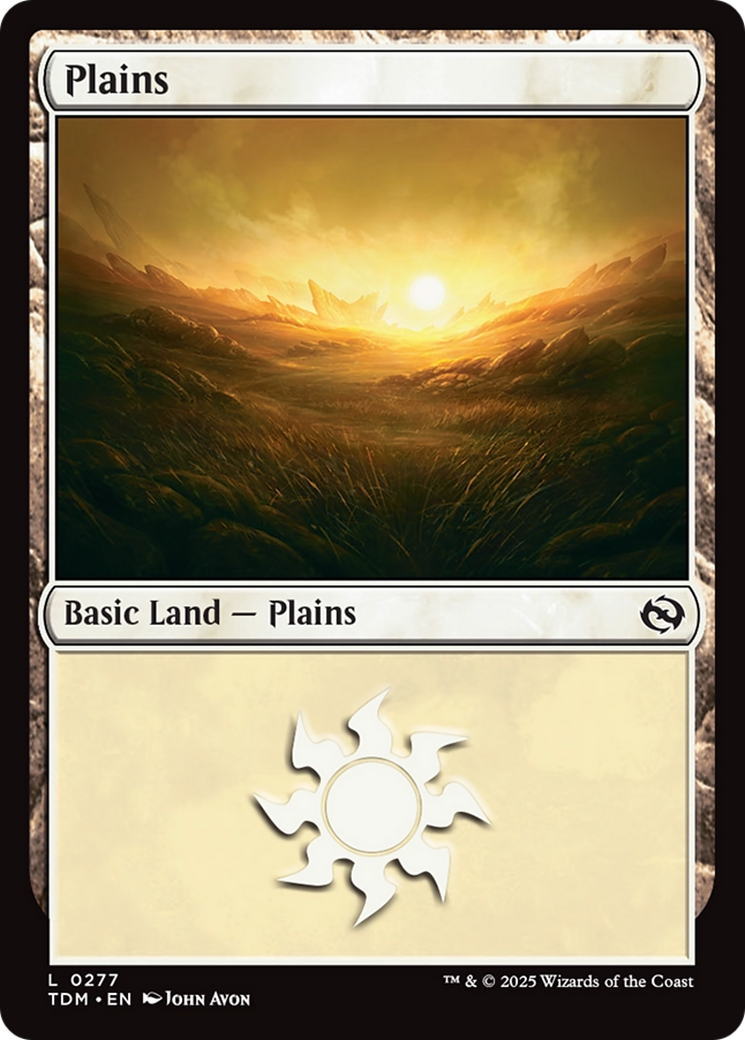 Image of Plains (0277) [Tarkir: Dragonstorm]