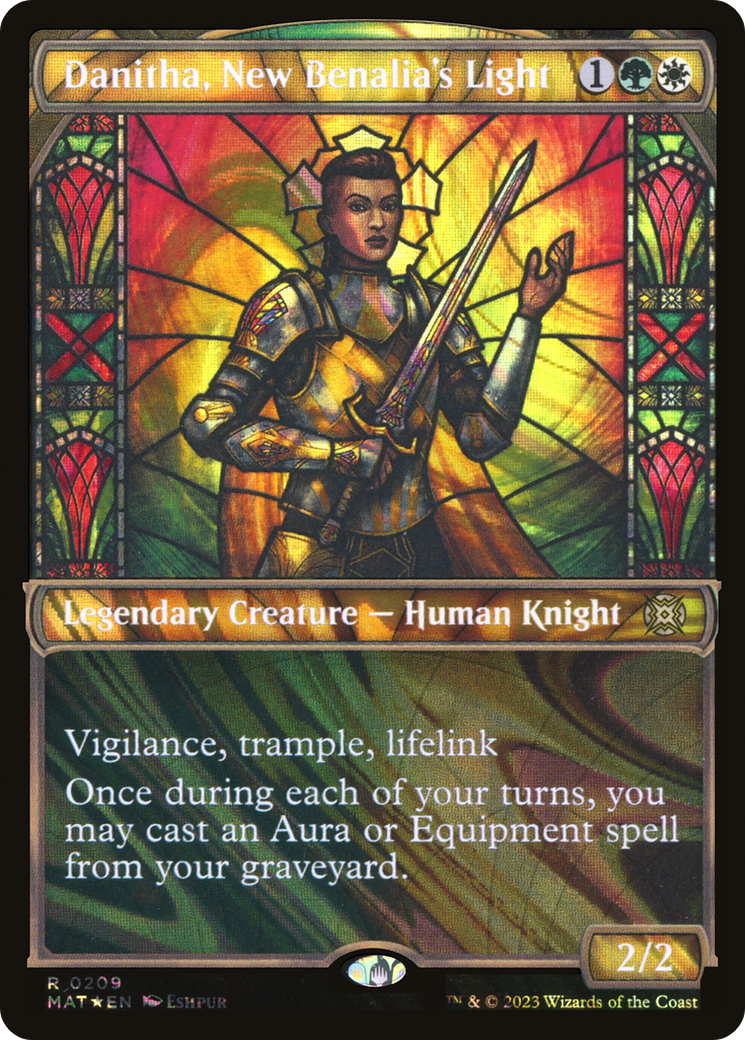 Image of Danitha, New Benalia's Light (Showcase Halo Foil) [March of the Machine: The Aftermath]